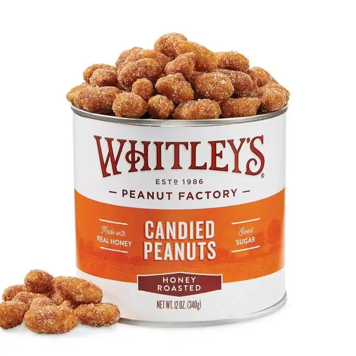 Whitley‘s Honey Roasted Virginia Peanuts 12oz tin