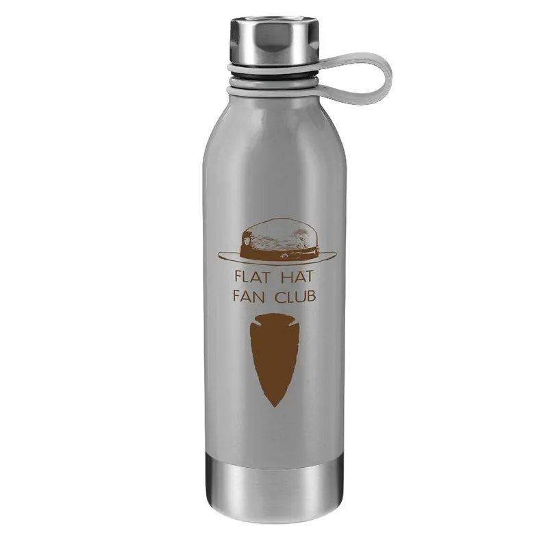 Flat Hat Fan Club Water Bottle