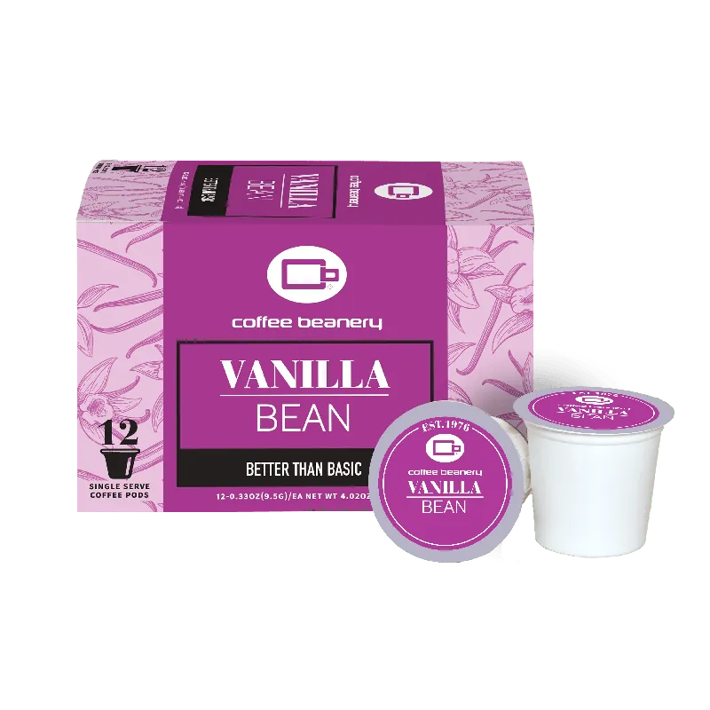 Vanilla Bean Flavored Coffee Pods