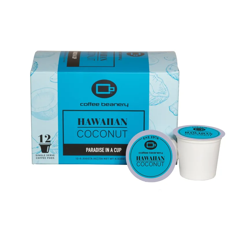 Hawaiian Coconut Flavored Coffee Pods
