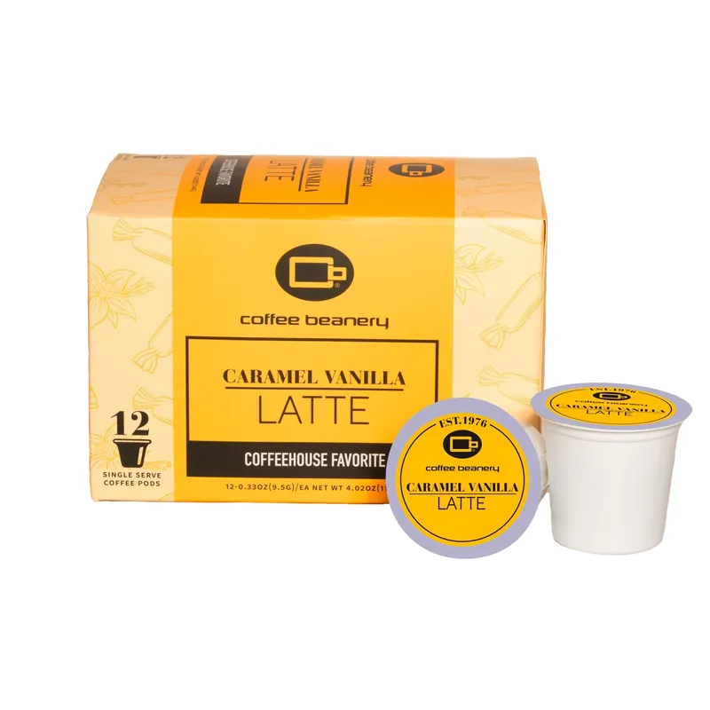 Caramel Vanilla Latte Flavored Coffee Pods