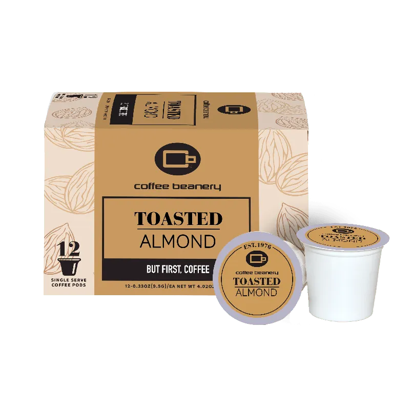 Toasted Almond Flavored Coffee Pods