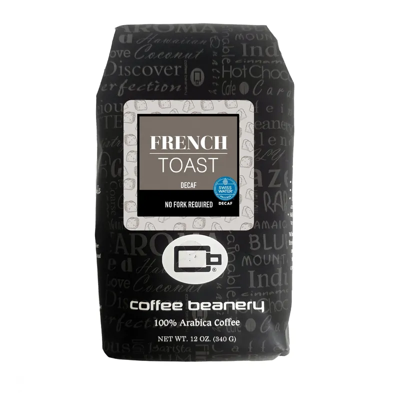 French Toast Flavored Swiss Water Process Decaf Coffee