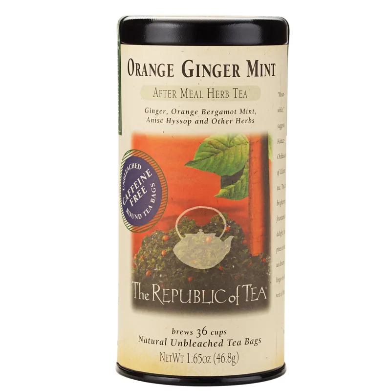 Orange Ginger Mint Herbal 36 Tea Bags