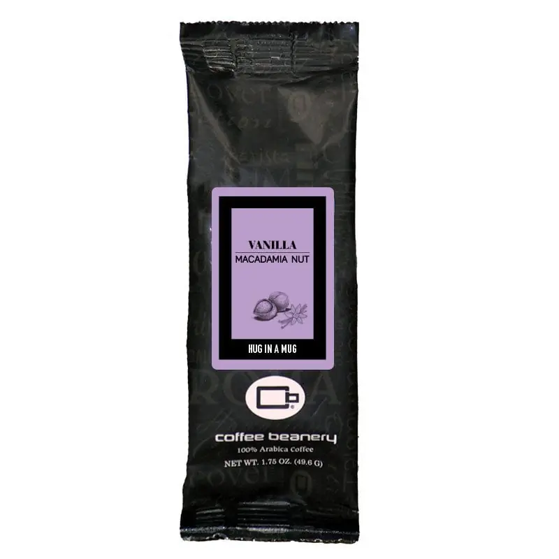 Vanilla Macadamia Nut Flavored Coffee 1.75oz Sampler