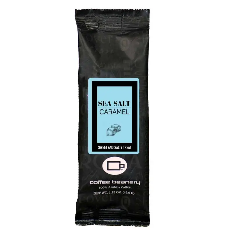 Sea Salt Caramel Flavored Coffee 1.75 oz One Pot Sampler