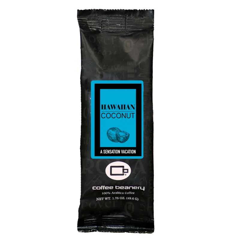 Hawaiian Coconut Flavored Coffee 1.75 oz One Pot Sampler