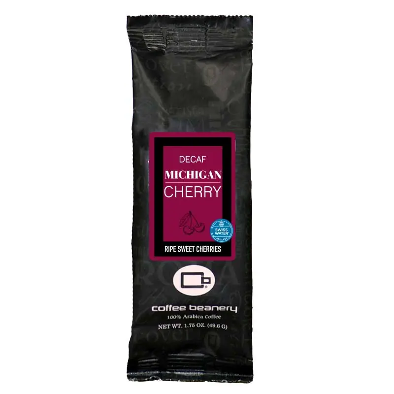 Michigan Cherry SWP Decaf Flavored Coffee 1.75oz Sampler