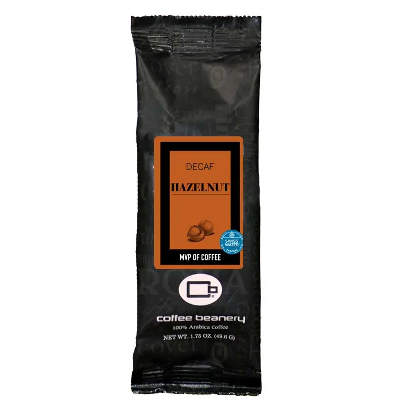 Hazelnut SWP Decaf Flavored Coffee 1.75 oz One Pot Sampler