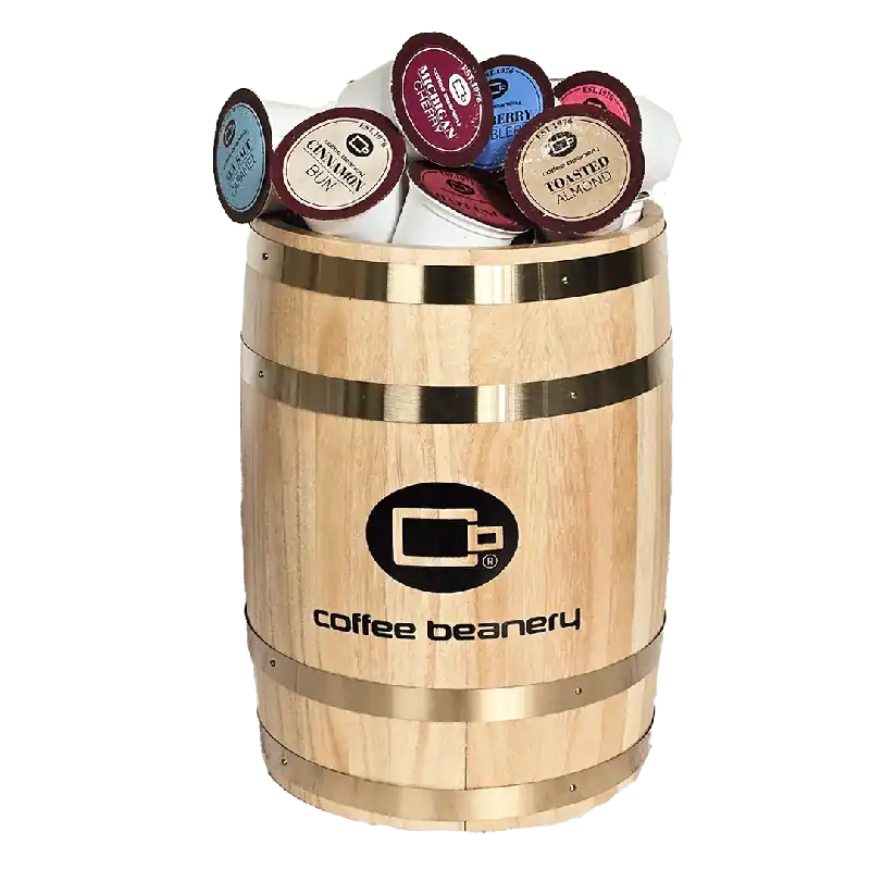 Barrel of All Coffee Pods Flavors