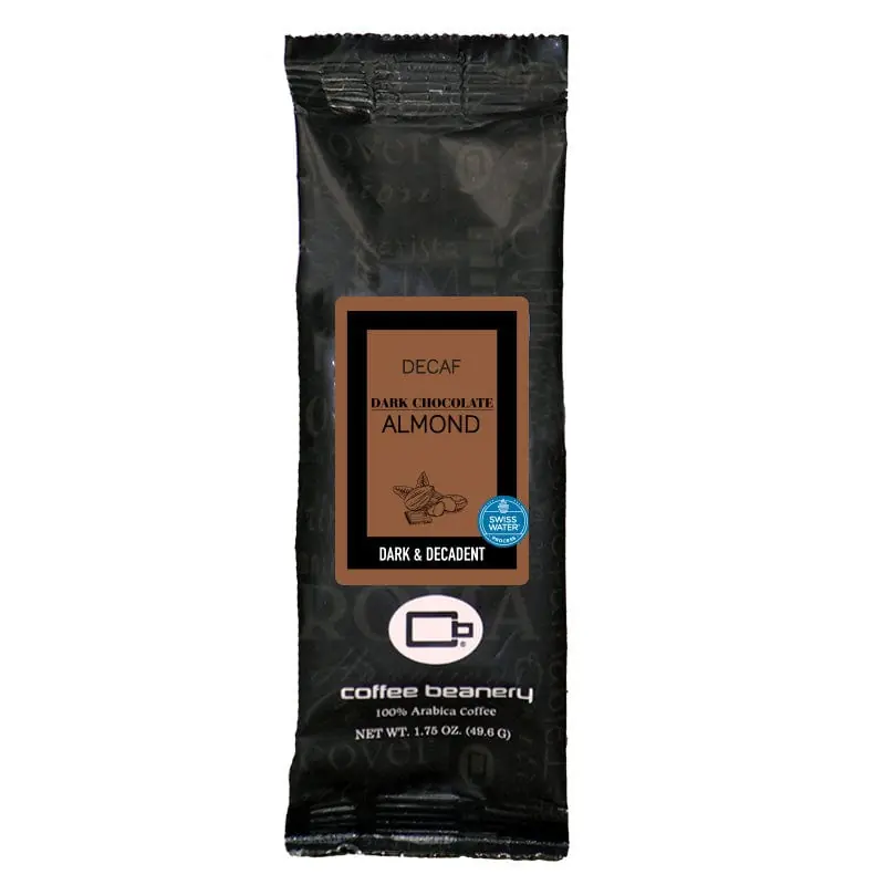 Dark Chocolate Almond SWP Decaf Coffee 1.75oz Sampler