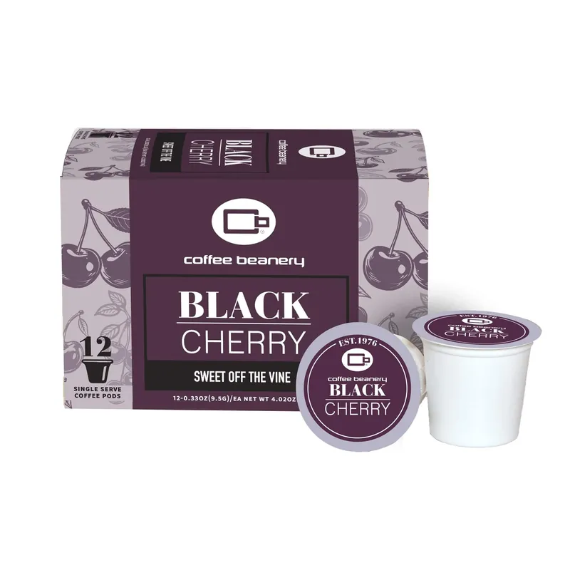 Black Cherry Flavored Coffee Pods