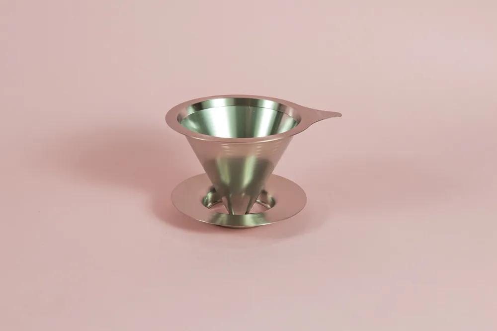 Double Mesh Metal Coffee Dripper
