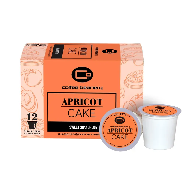 Apricot Cake Flavored Coffee Pods