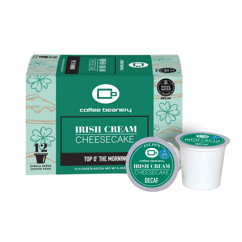 Irish Cream Cheesecake Flavored Decaf Coffee Pods