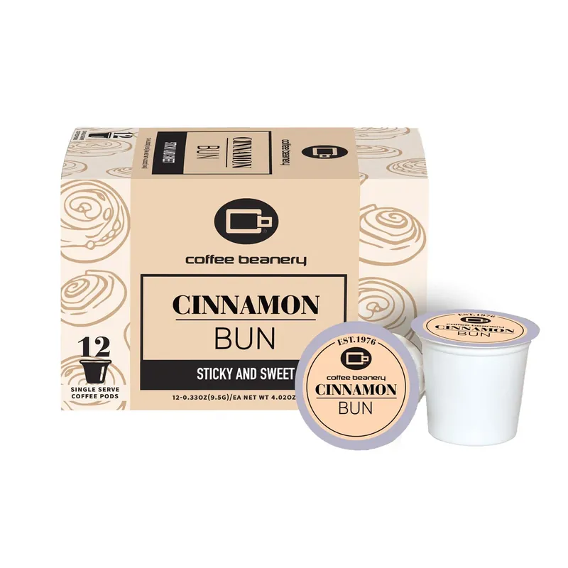Cinnamon Bun Flavored Coffee Pods