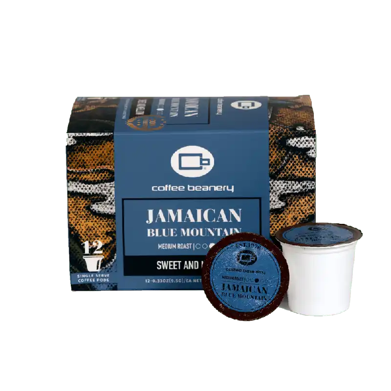Jamaican Blue Mountain Specialty Coffee Pods 100% Authentic