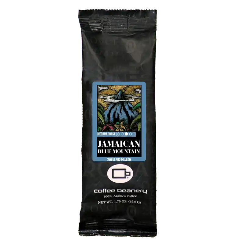 Jamaican Blue Mountain Specialty Coffee 100% Authentic 1.75oz One Pot Sampler