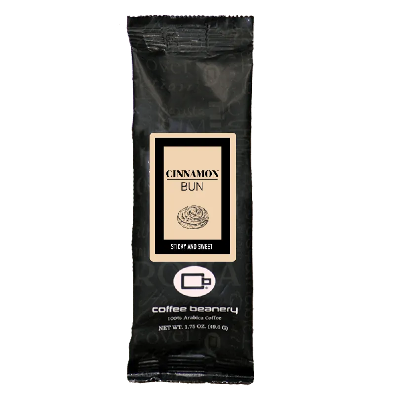 Cinnamon Bun Flavored Coffee 1.75 oz One Pot Sampler