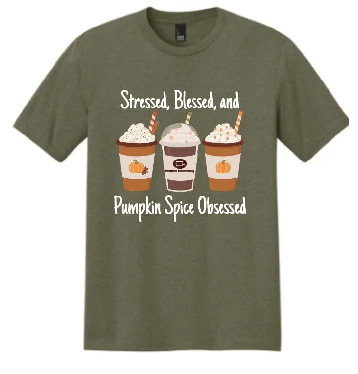 Stressed, Blessed & Pumpkin Obsessed Shirts