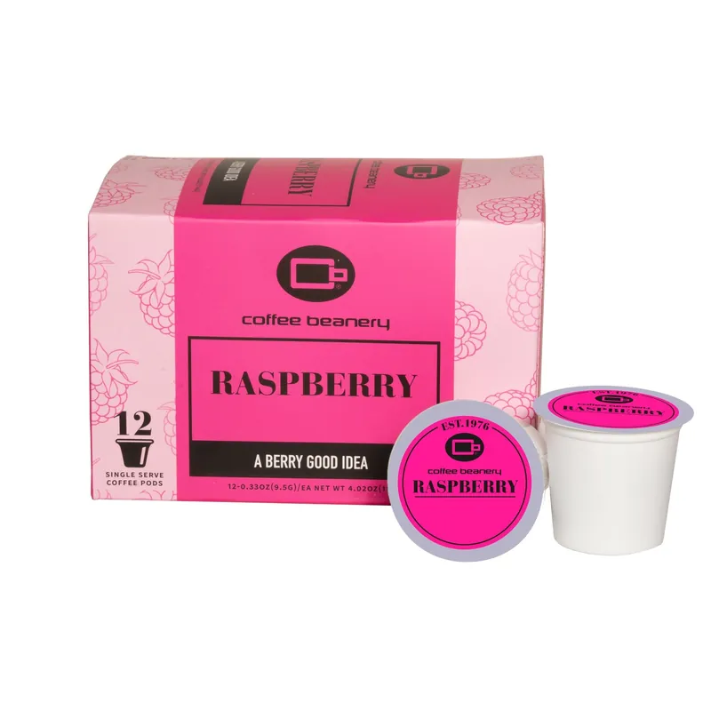 Raspberry Flavored Coffee Pods