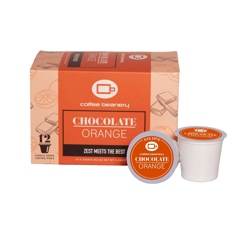 Chocolate Orange Flavored Coffee Pods