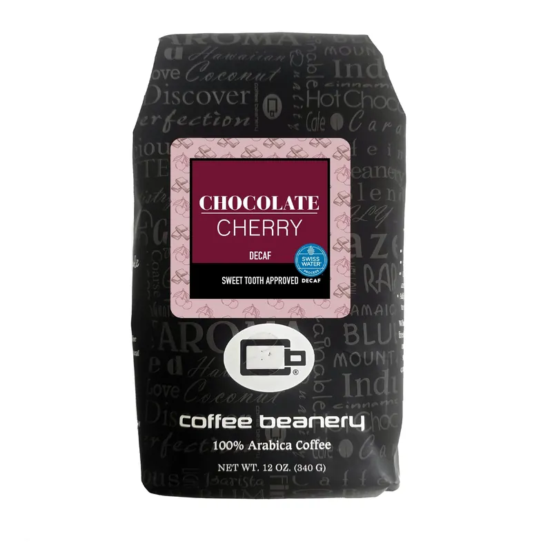 Chocolate Cherry Swiss Water Process Decaf Flavored Coffee
