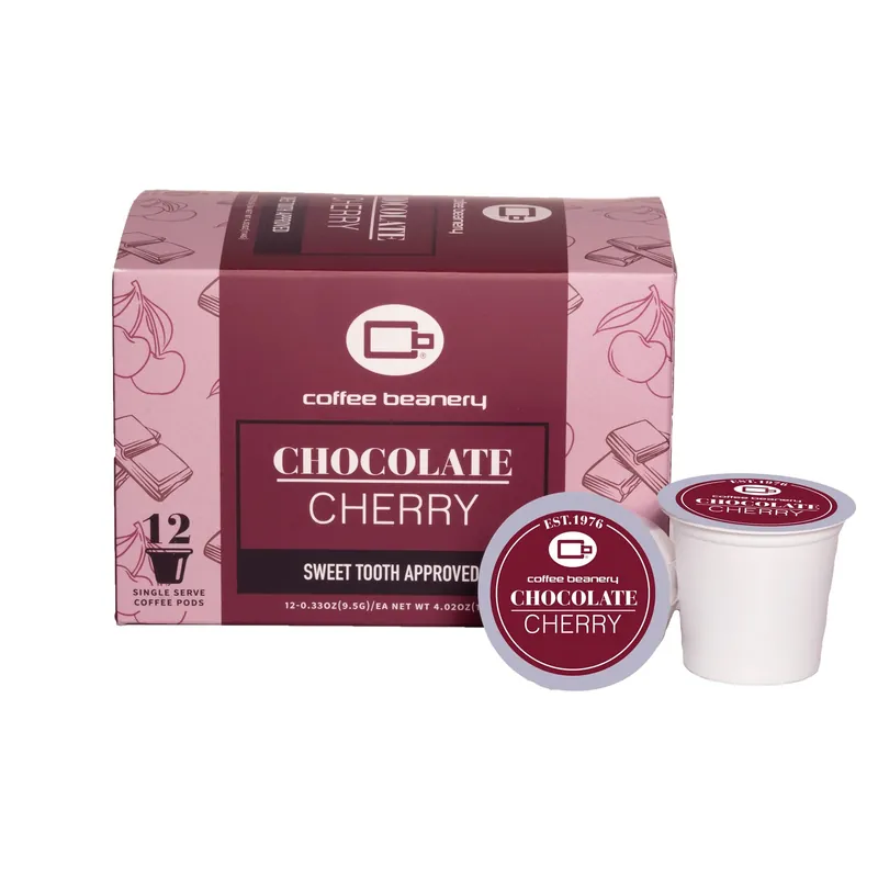 Chocolate Cherry Flavored Coffee Pods
