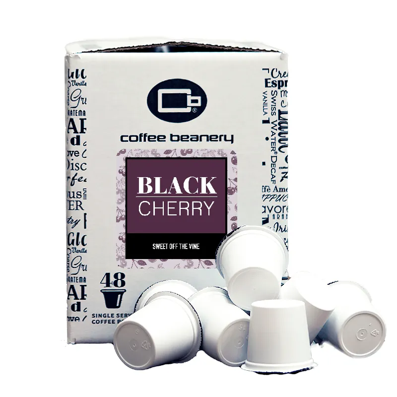 Black Cherry Flavored Coffee Pods Bulk