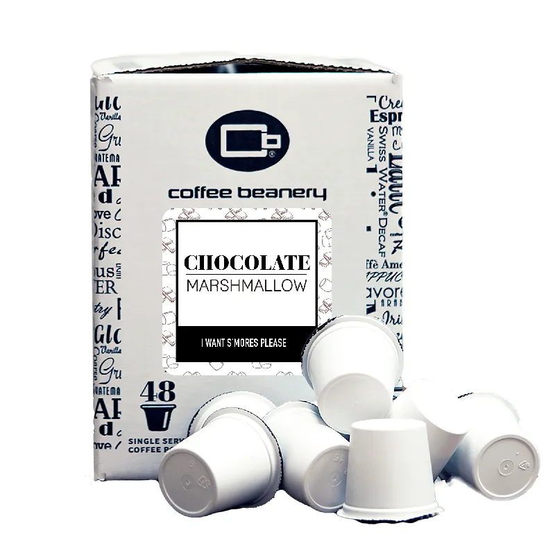 Chocolate Marshmallow Flavored Coffee Pods Bulk