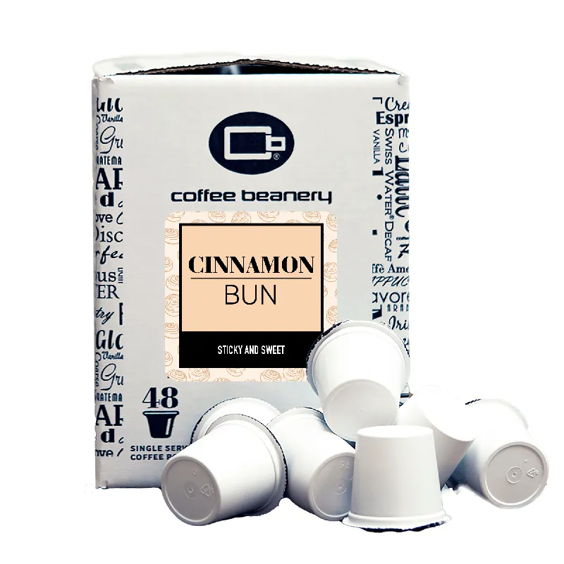 Cinnamon Bun Flavored Coffee Pods Bulk