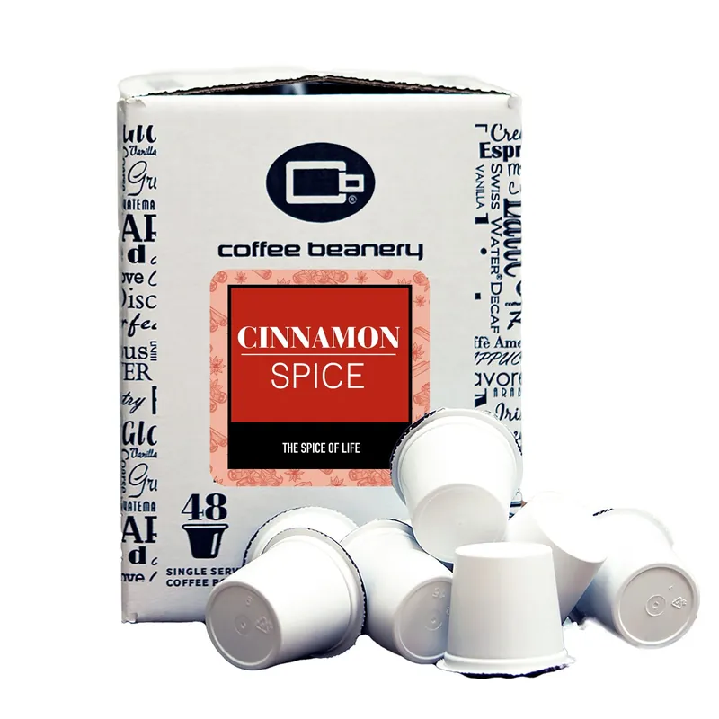 Cinnamon Spice Flavored Coffee Pods Bulk