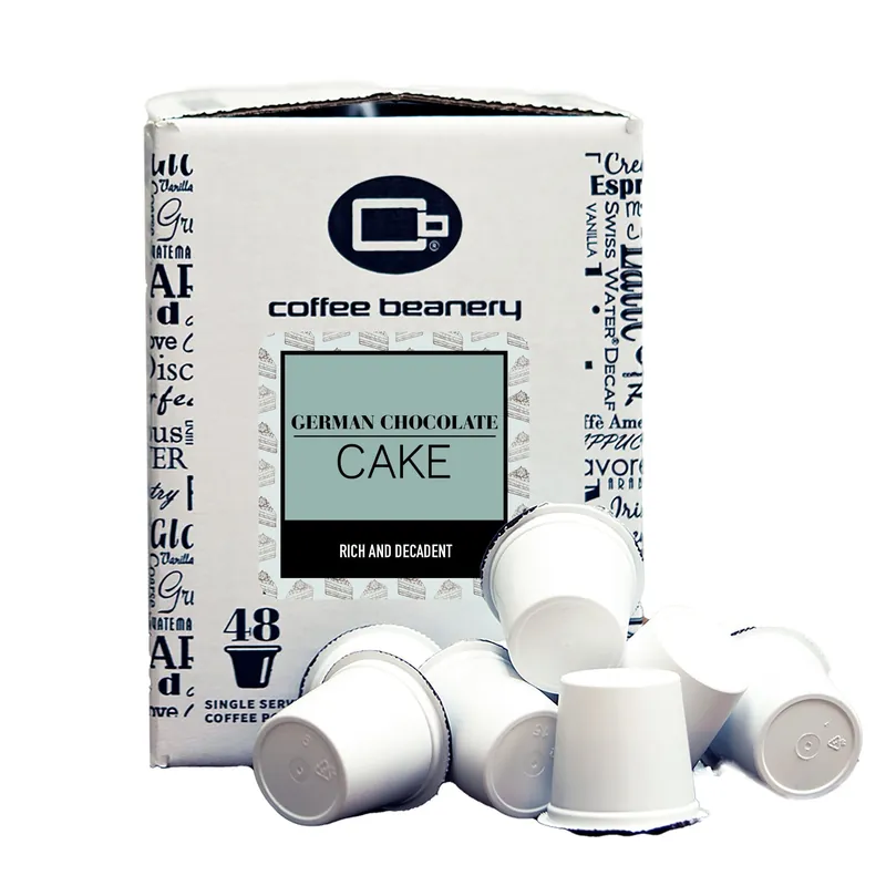 German Chocolate Cake Flavored Coffee Pods Bulk