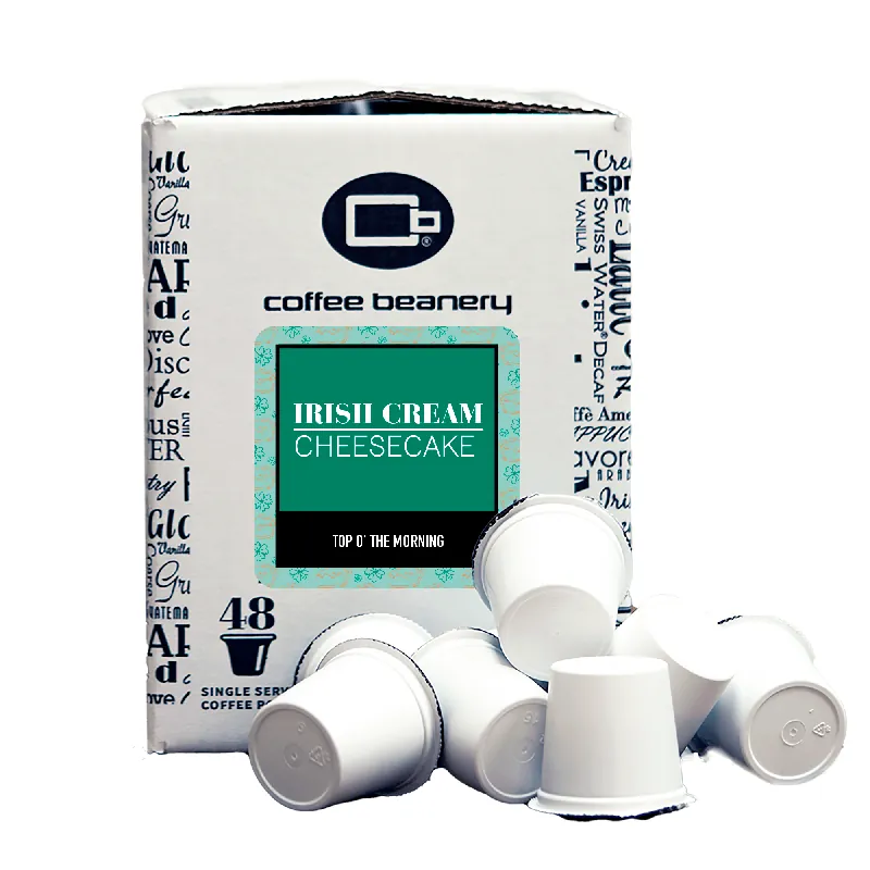 Irish Cream Cheesecake Flavored Coffee Pods Bulk