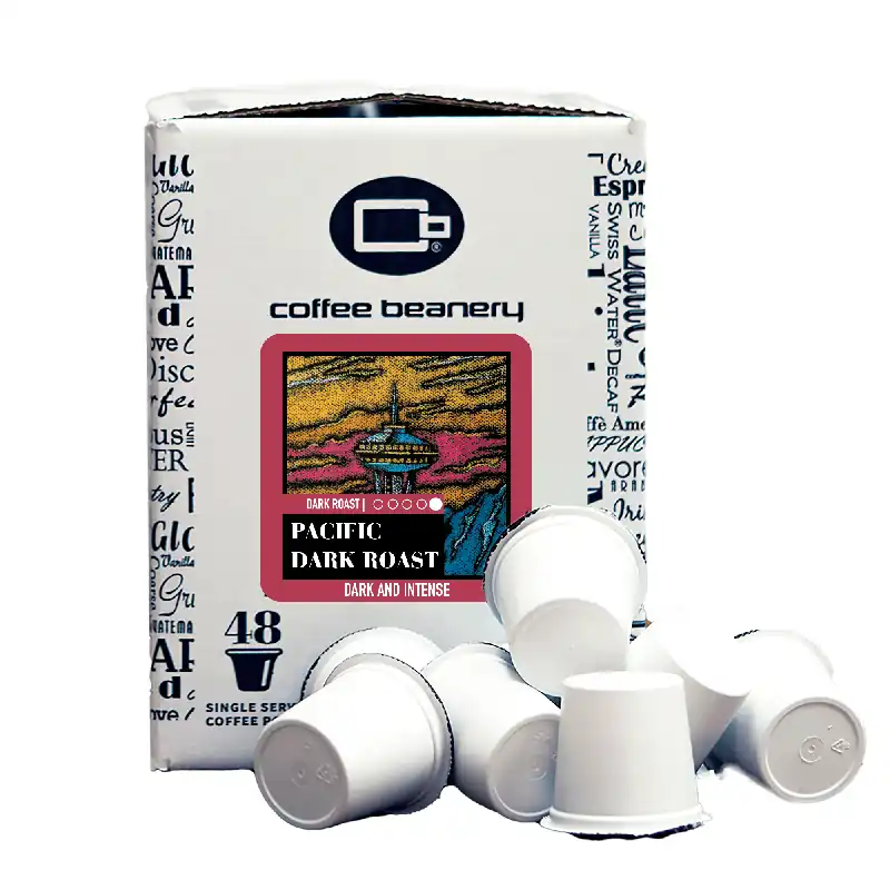Pacific Dark Roast Specialty Coffee Pods Bulk