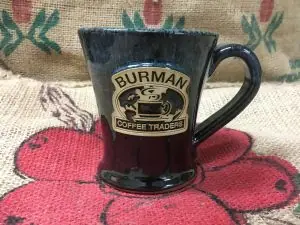 Burman Coffee Stoneware Mug – “Renaissance Voyager” Rise 14 Oz