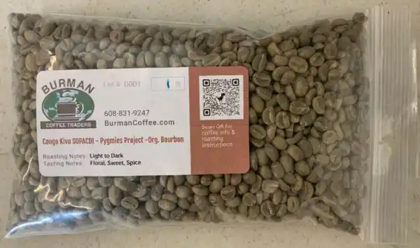 Congo Kivu Org. SOPACDI – Pygmies’ Coffee Project – Bourbon Washed Processed
