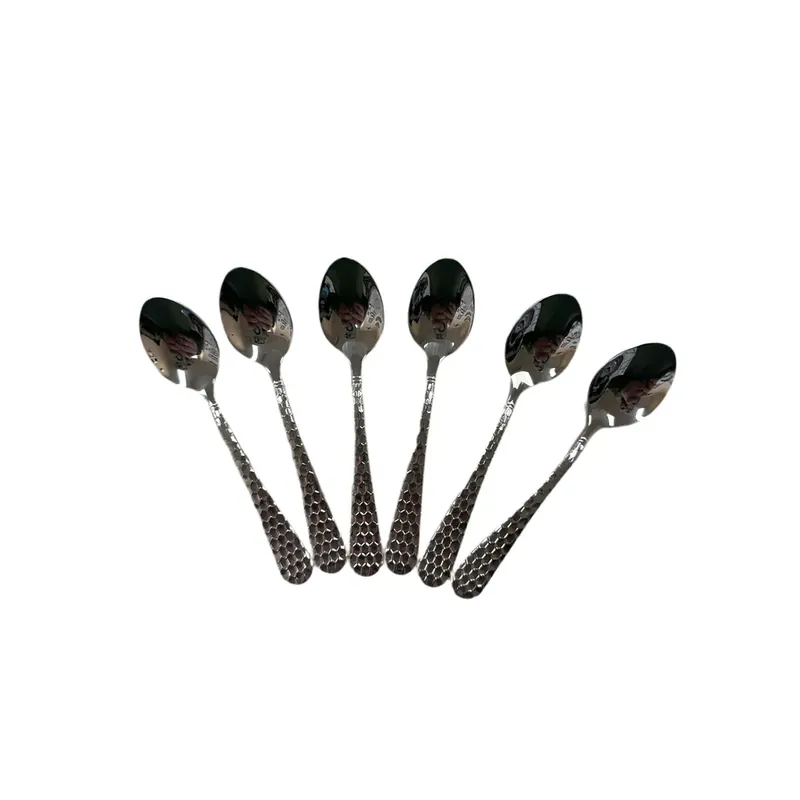 Espresso Spoons Silver Set of 6