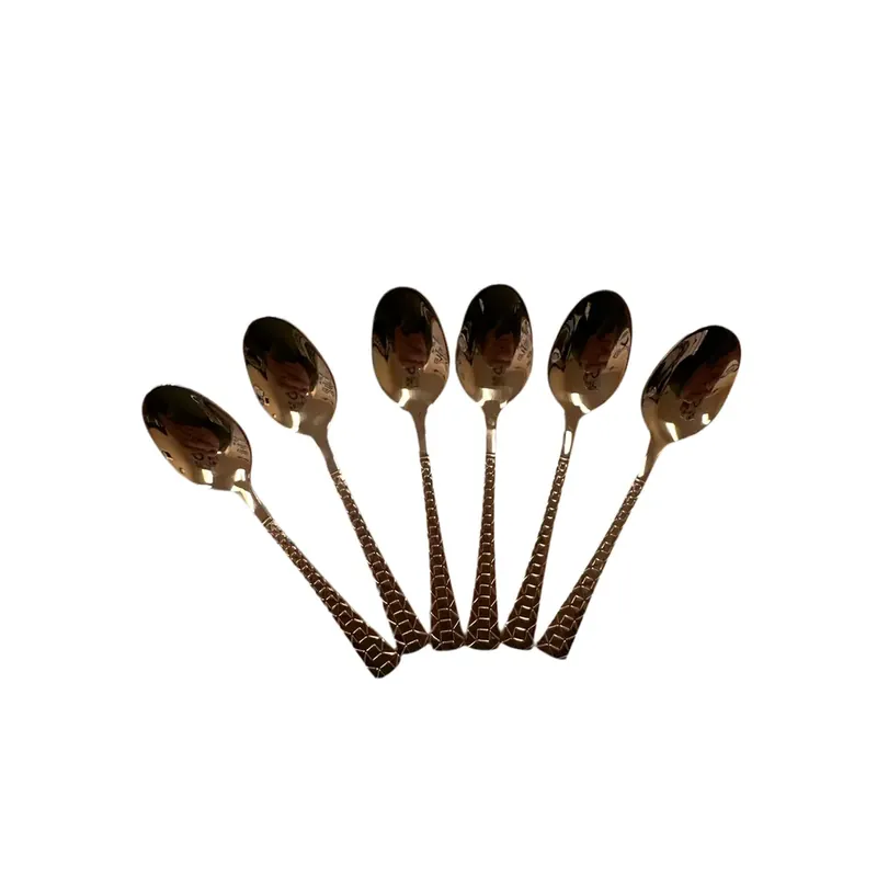 Espresso Spoons Rose Gold Set of 6