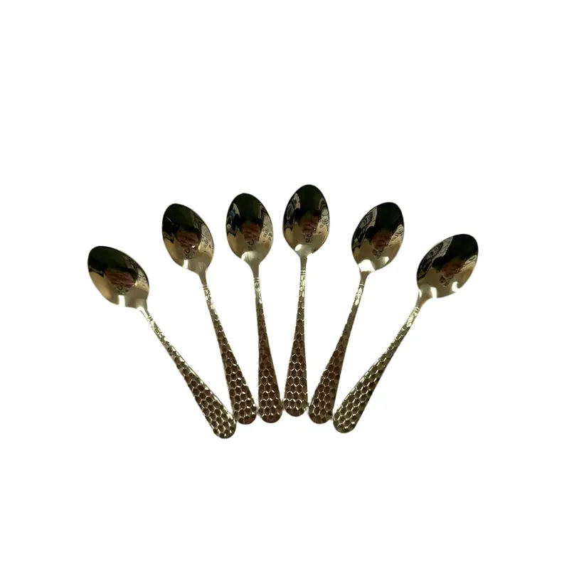 Espresso Spoons Gold Color Set of 6