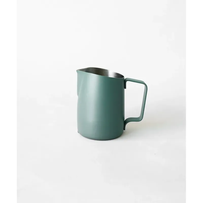 15oz Latte Art Pitcher with Narrow Spout in Forest Green