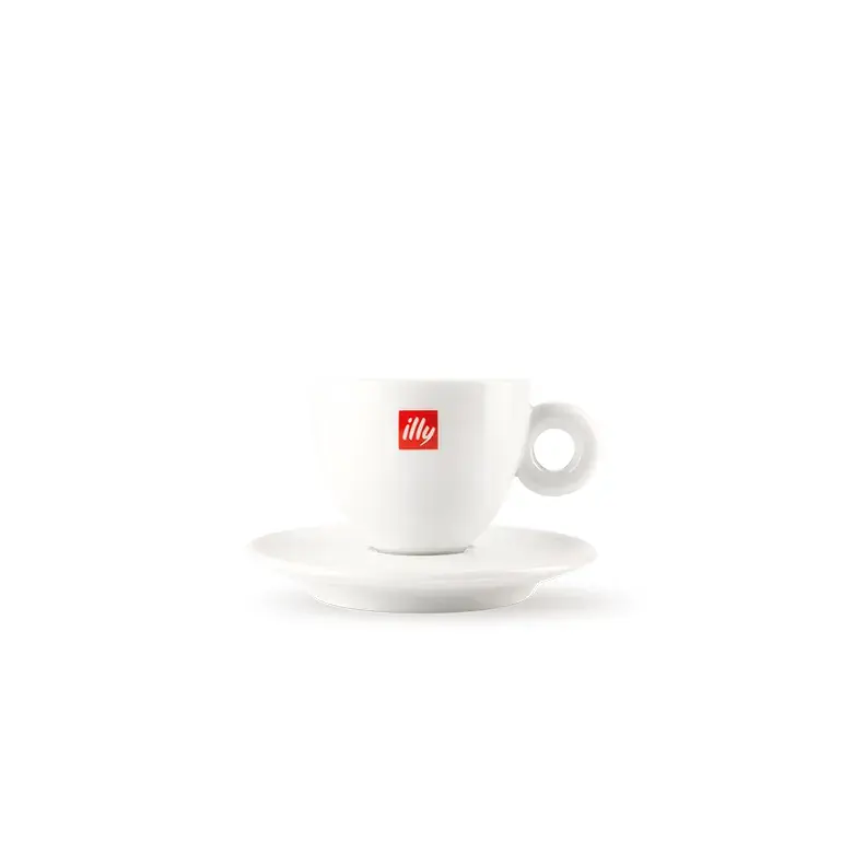 illy Logo Cappuccino Cups (Set of 4)