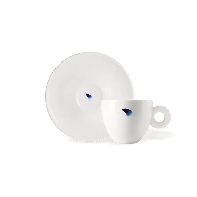 Set of 2 Cappuccino Cups – the Lee Ufan illy Art Collection