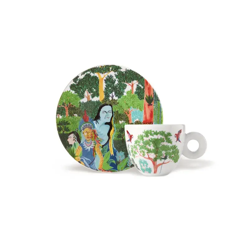 Set Of 4 Cappuccino Cups – The Biennale Arte 2024 illy Art Collection