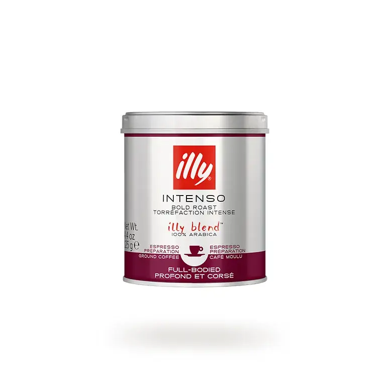 Ground Espresso Coffee Intenso – Dark Roast – 4.4oz Can