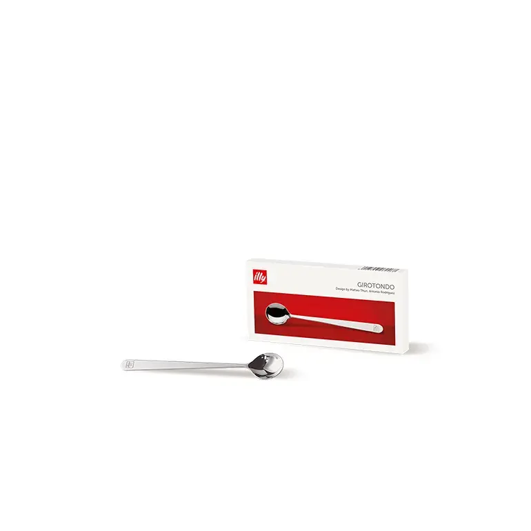 “Girotondo” spoons with embossed illy logo 160mm – Pack of 6