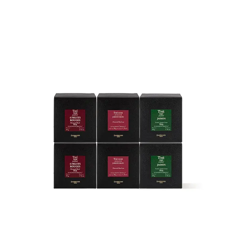 Dammann® Flavored Tea Sachet Sampler Bundle – 6-Pack