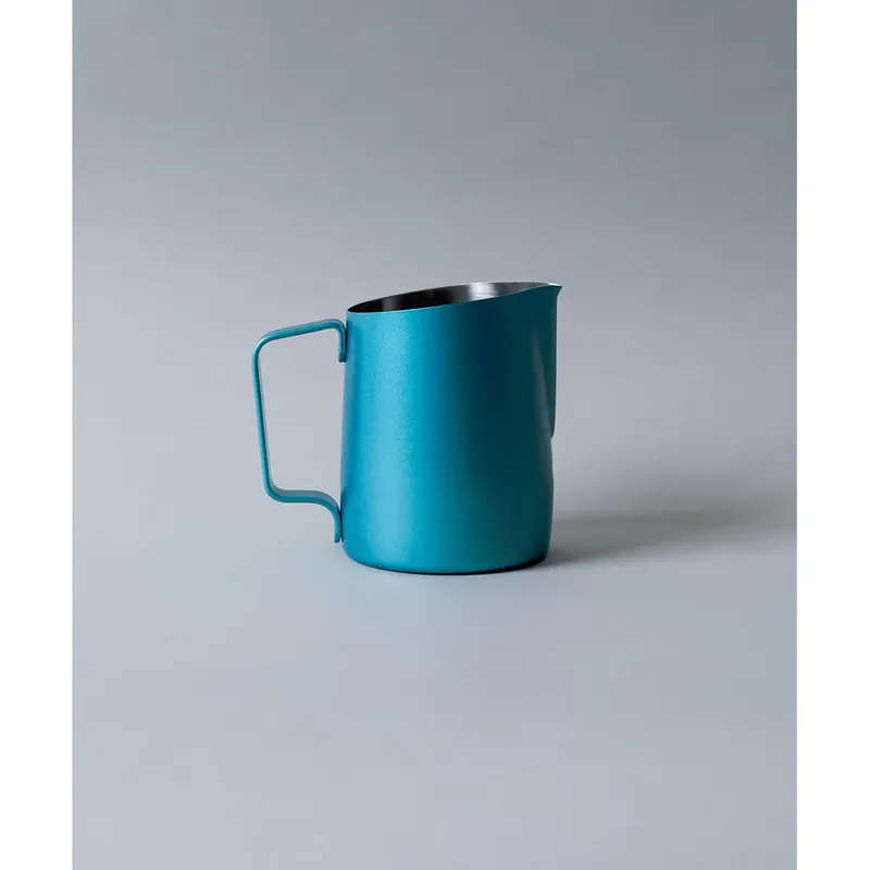 17oz Latte Art Pitcher with Narrow Spout in Metallic Sapphire Blue