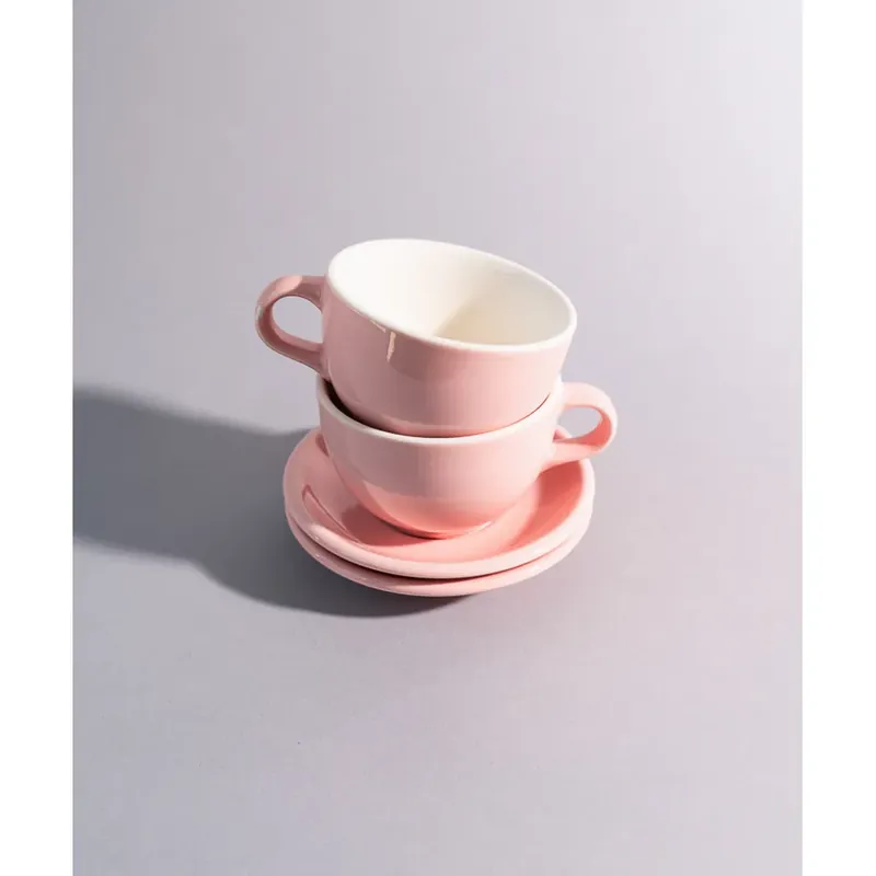 10oz ORIGAMI Latte Cups and Saucers [ previous version ]