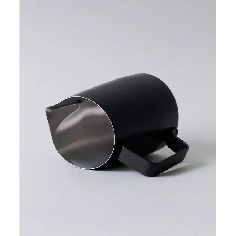 15oz WPM Latte Art Pitcher with Narrow Spout in Matte Black